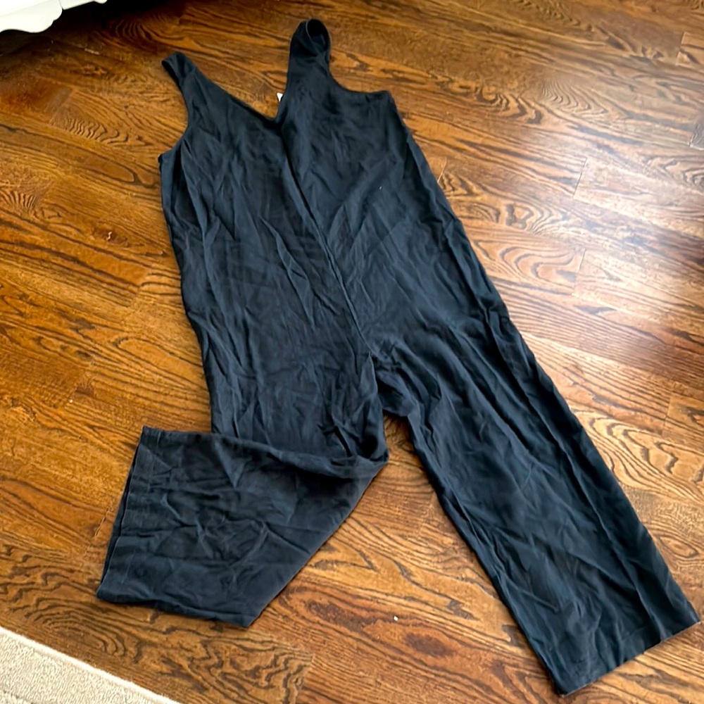 Gray Linen Jumpsuit